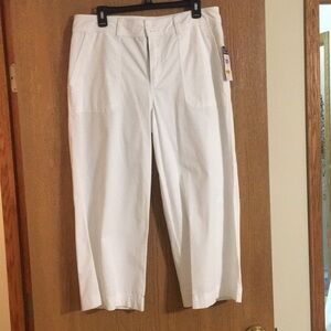Chaps‎ White ankle pants. Brand new. Size 12
